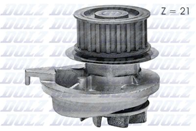 Water Pump, engine cooling DOLZ O128