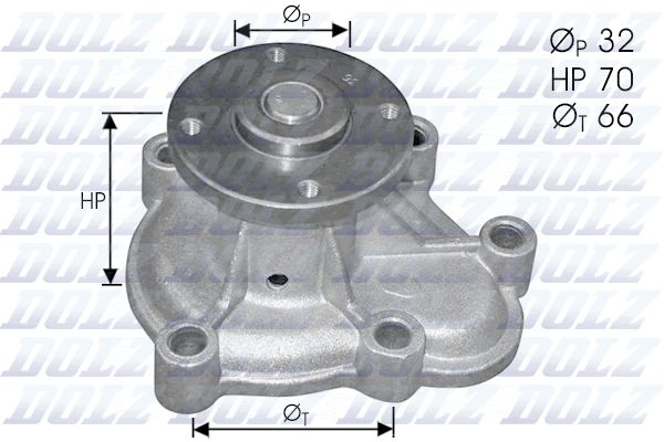 DOLZ O130 Water Pump, engine cooling