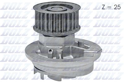 Water Pump, engine cooling DOLZ O138