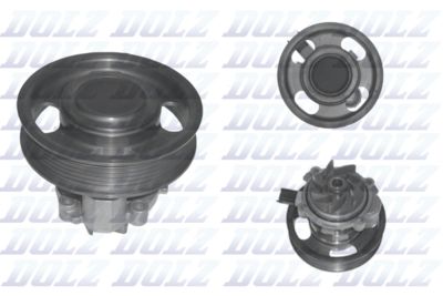 Water Pump, engine cooling DOLZ O182