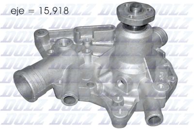 Water Pump, engine cooling DOLZ R145A