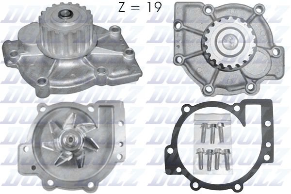 DOLZ R199 Water Pump, engine cooling