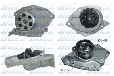 Water Pump, engine cooling DOLZ R234