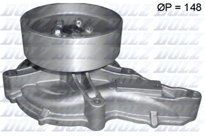 Water Pump, engine cooling DOLZ R612