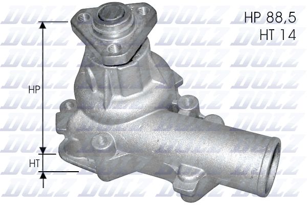 DOLZ S108 Water Pump, engine cooling