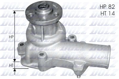 Water Pump, engine cooling DOLZ S110
