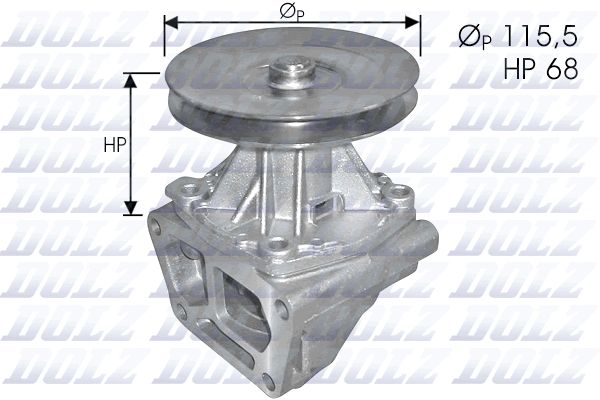 DOLZ S129 Water Pump, engine cooling