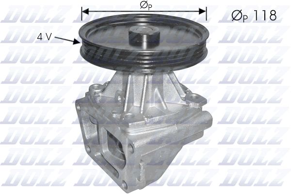DOLZ S146 Water Pump, engine cooling