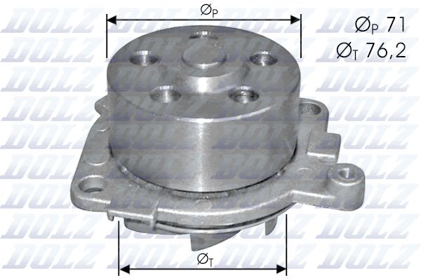 DOLZ S210 Water Pump, engine cooling