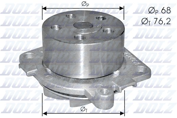DOLZ S213 Water Pump, engine cooling