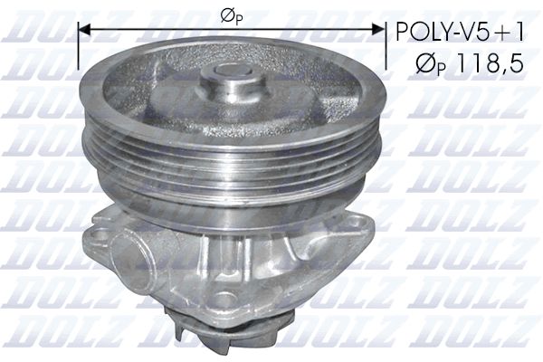 DOLZ S217 Water Pump, engine cooling