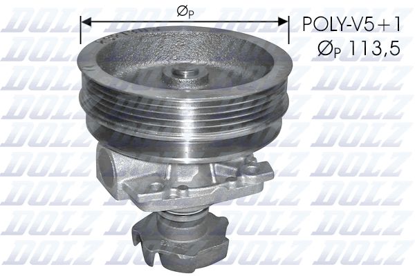 DOLZ S218 Water Pump, engine cooling