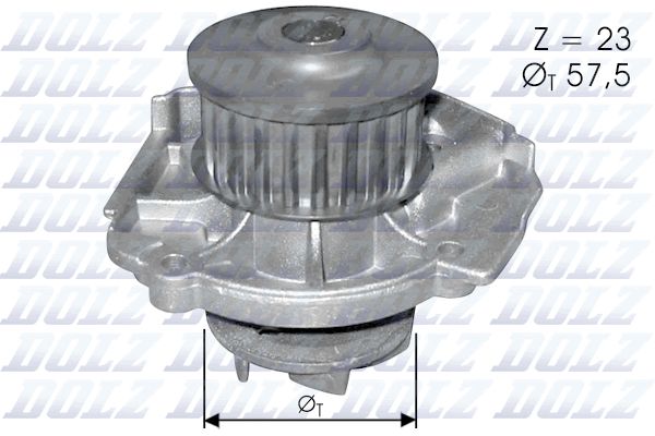 DOLZ S219 Water Pump, engine cooling