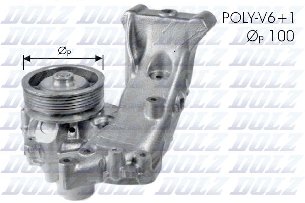 DOLZ S222 Water Pump, engine cooling