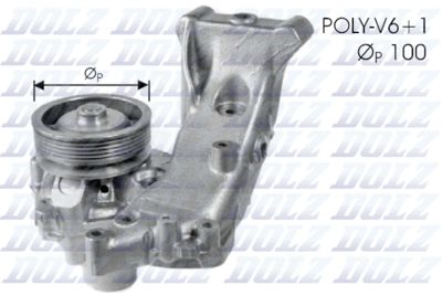 Water Pump, engine cooling DOLZ S222