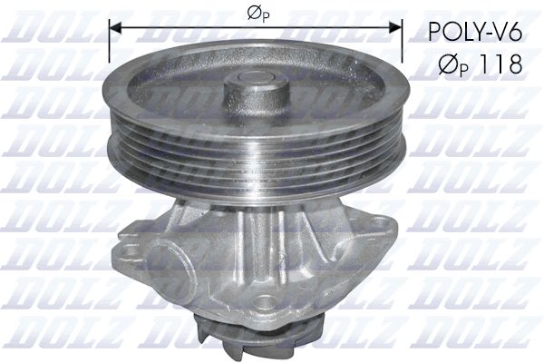 DOLZ S225 Water Pump, engine cooling