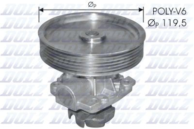 Water Pump, engine cooling DOLZ S228