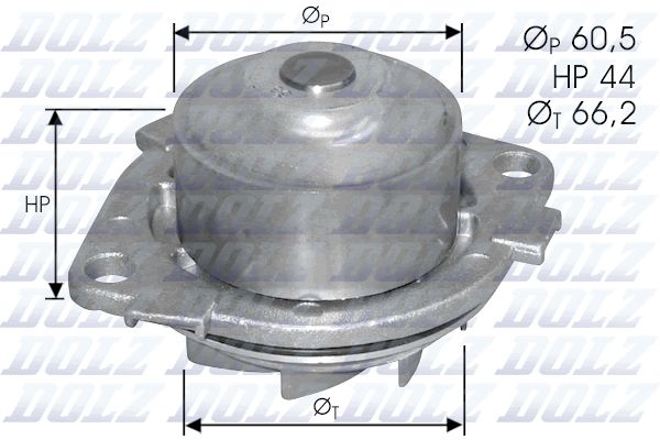 DOLZ S231 Water Pump, engine cooling