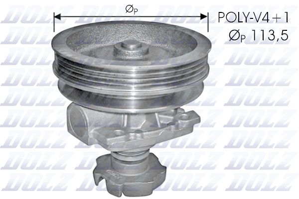DOLZ S237 Water Pump, engine cooling