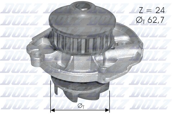 DOLZ S261 Water Pump, engine cooling