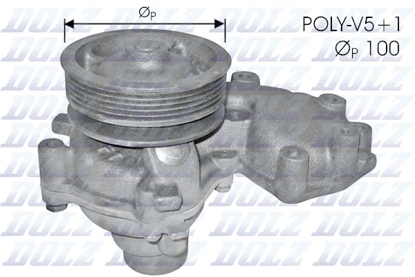 DOLZ S272 Water Pump, engine cooling