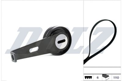 V-ribbed Belt Set DOLZ SKD310A