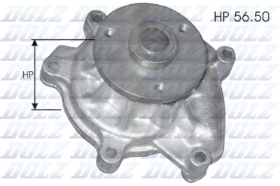 Water Pump, engine cooling DOLZ T219
