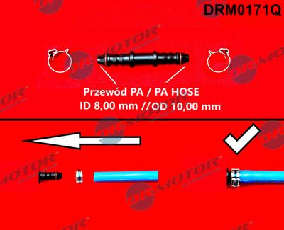Hose Connector, fuel hose Dr.Motor Automotive DRM0171Q