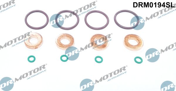 Dr.Motor Automotive DRM0194SL Seal Kit, injector nozzle
