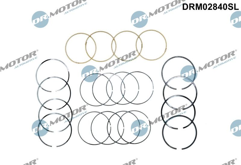 Dr.Motor Automotive DRM02840SL Piston Ring Kit