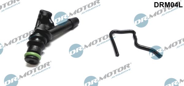Dr.Motor Automotive DRM04L Hose Connector, fuel hose