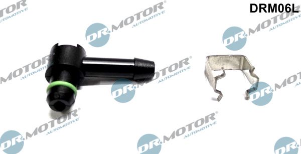 Dr.Motor Automotive DRM06L Hose Connector, fuel hose