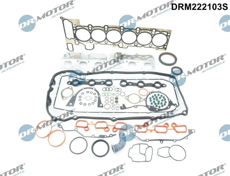 Dr.Motor Automotive DRM222103S Gasket Kit, cylinder head