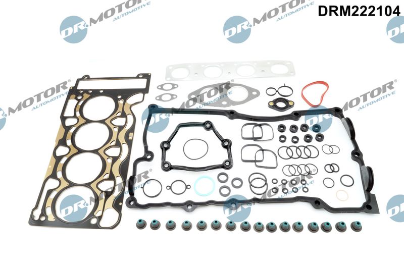 Dr.Motor Automotive DRM222104 Gasket Kit, cylinder head