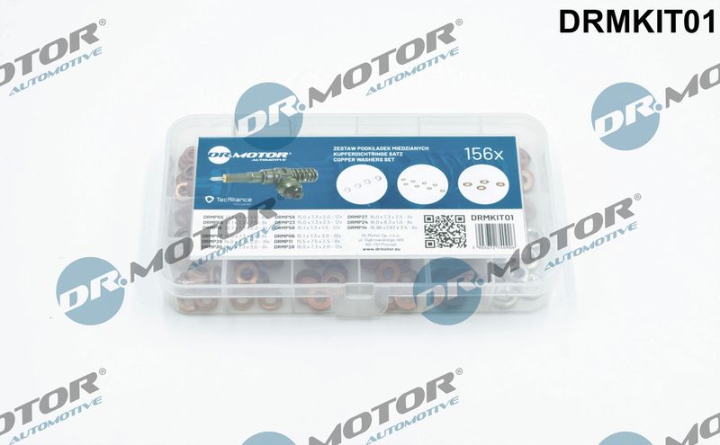 Dr.Motor Automotive DRMKIT01 Seal Kit, injector nozzle