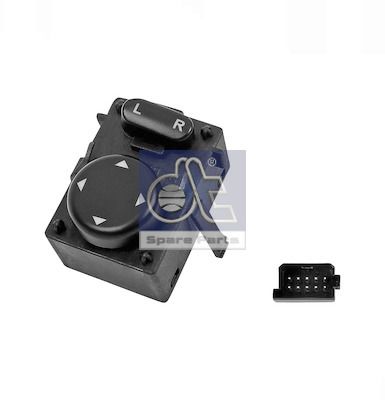 Switch, exterior rearview mirror adjustment DT Spare Parts 4.68443