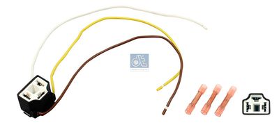 Bulb Socket, headlight DT Spare Parts 9.78011
