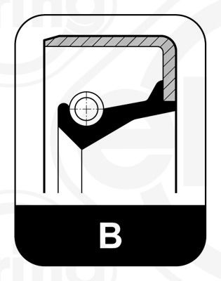 ELRING 042.420 Shaft Seal, differential