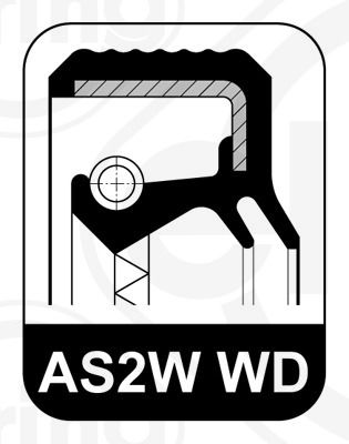 Shaft Seal, wheel hub ELRING 043.990