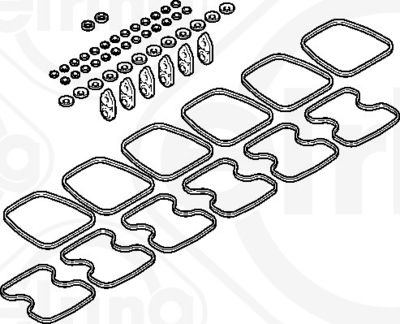 Gasket Set, cylinder head cover ELRING 087.299