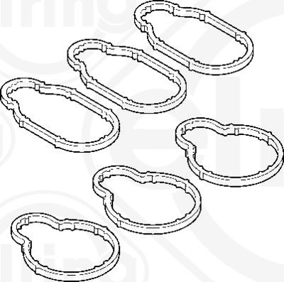 Gasket Set, intake manifold ELRING 232.540
