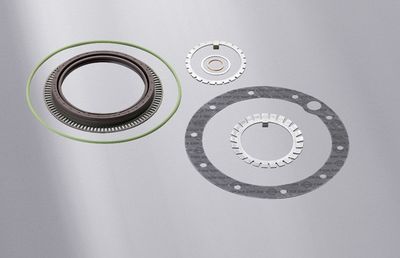 Gasket Set, wheel hub ELRING 296.350