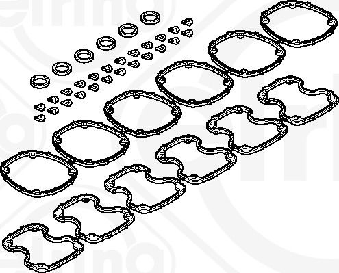ELRING 570.478 Gasket Set, cylinder head cover