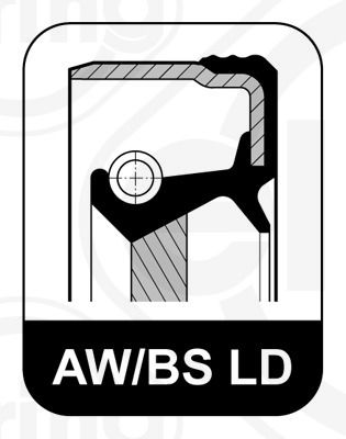 Shaft Seal, crankshaft ELRING 694.673