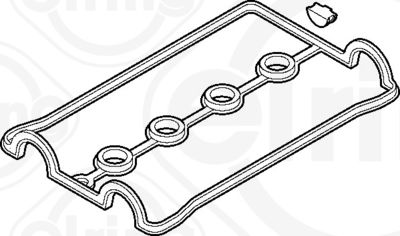 Gasket Set, cylinder head cover ELRING 718.890