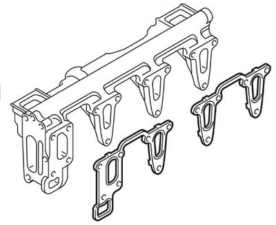 Gasket Set, EGR system ELRING 873.340