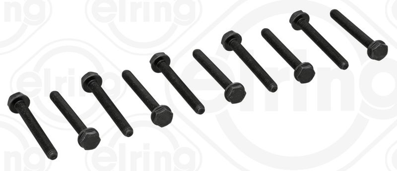 ELRING 897.440 Bolt Set, crankshaft brackets