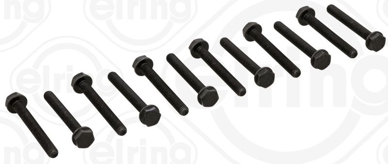 ELRING 897.450 Bolt Set, crankshaft brackets