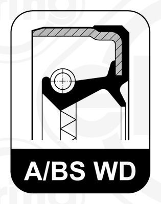 ELRING 906.060 Shaft Seal, differential