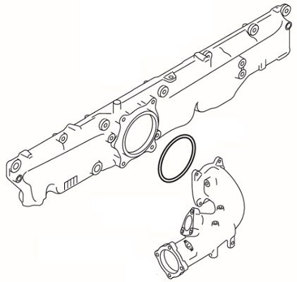 ELRING 906.740 Gasket, intake manifold housing